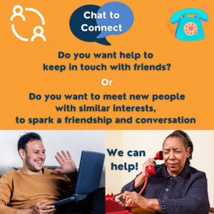 Do you want help to keep in touch with friends? OR Do you want to meet new people with similar interests, to spark a friendship or conversation