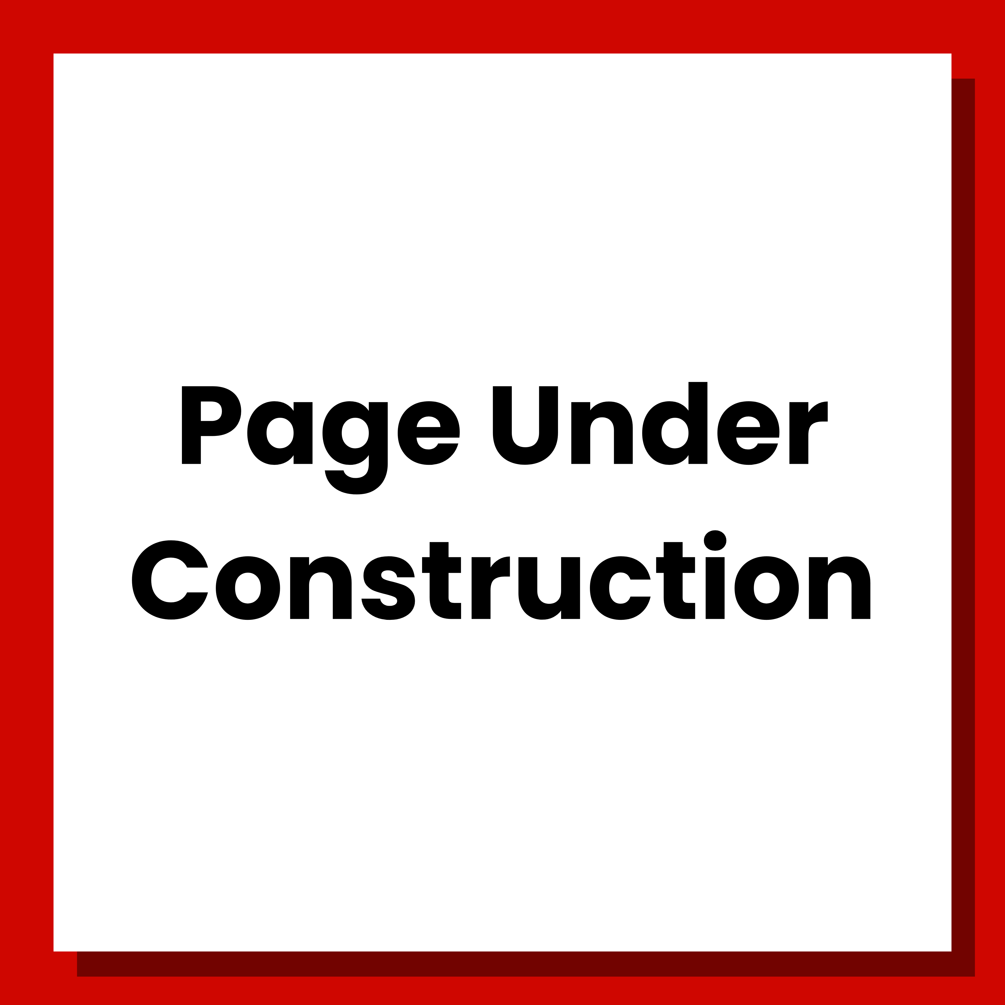 Page Under Construction