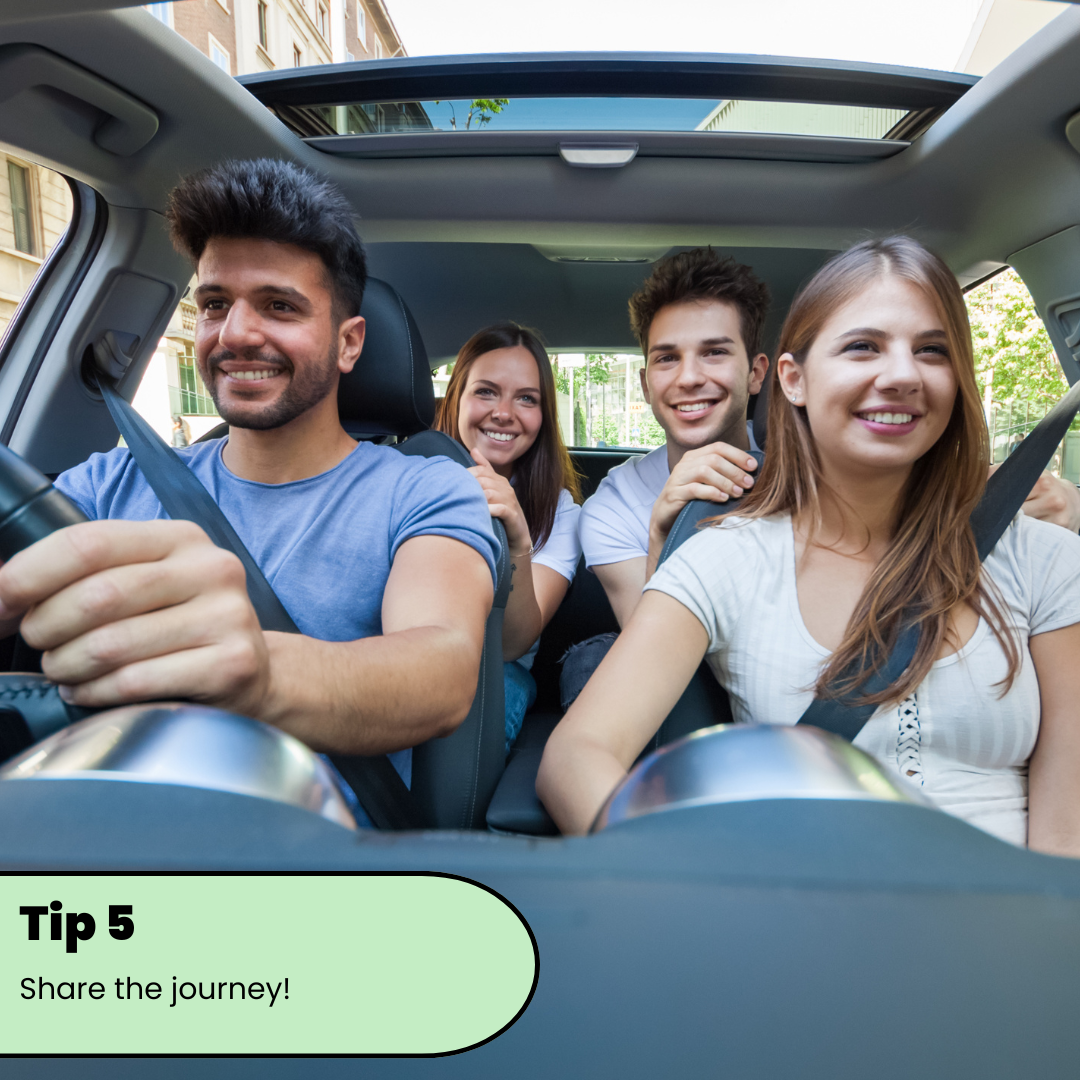 5 Tip 5, share the journey!